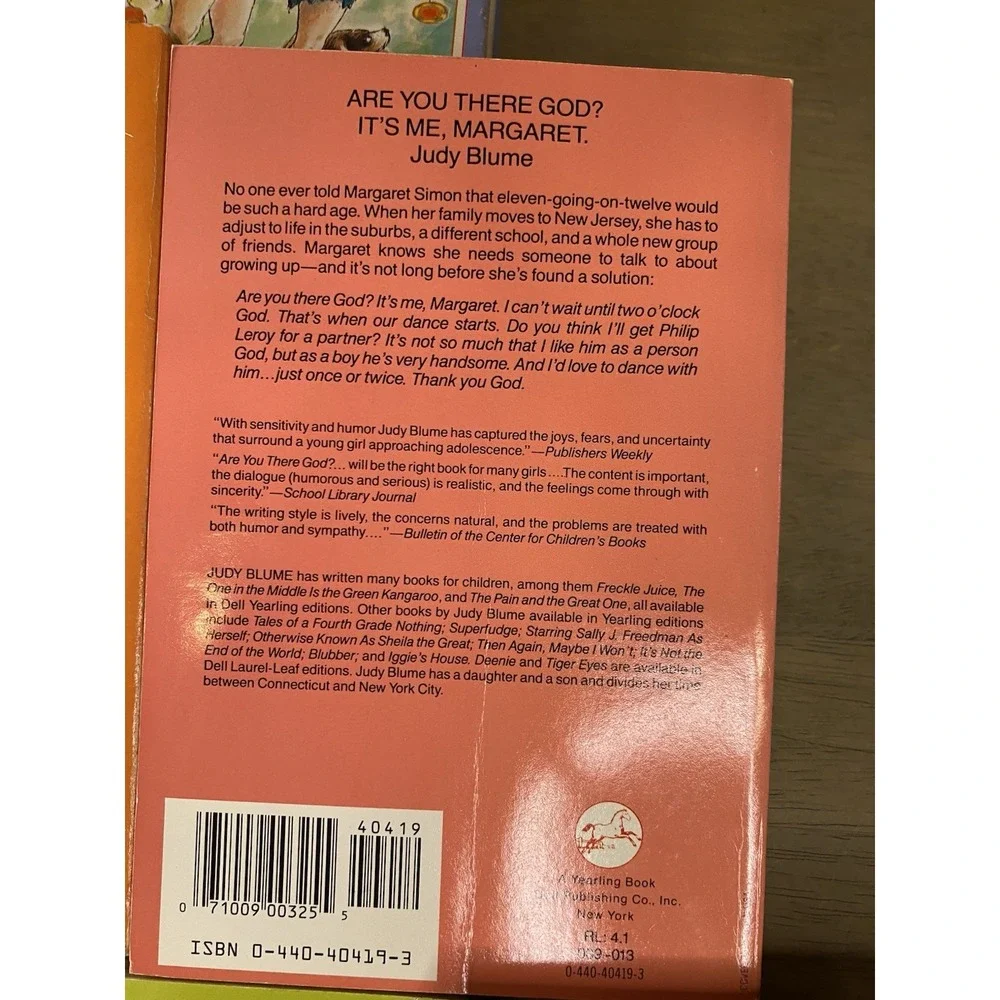 Judy Blume 1986 box